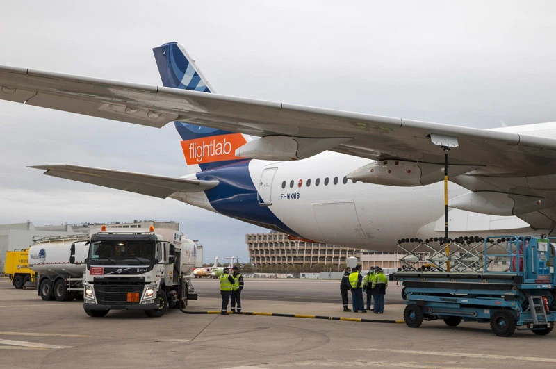 Betanken des A350: